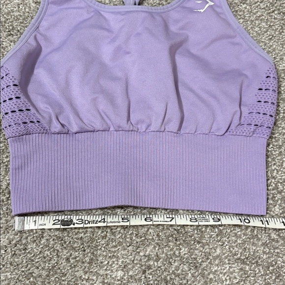 Gymshark Purple Sports Bra - Picture 2 of 3